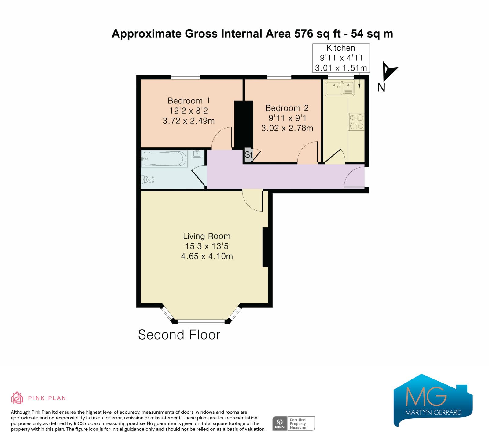2 bedroom Apartment to rent - Martyn Gerrard