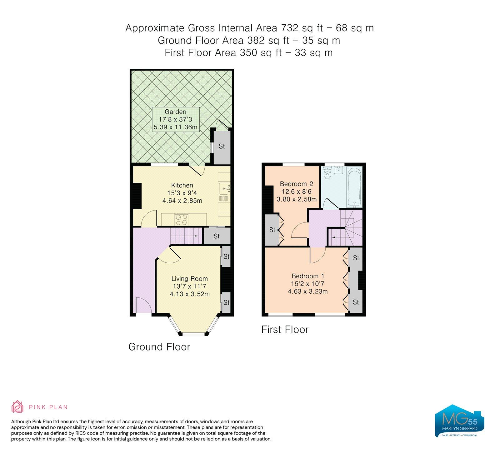 2 bedroom Terraced House to rent - Martyn Gerrard