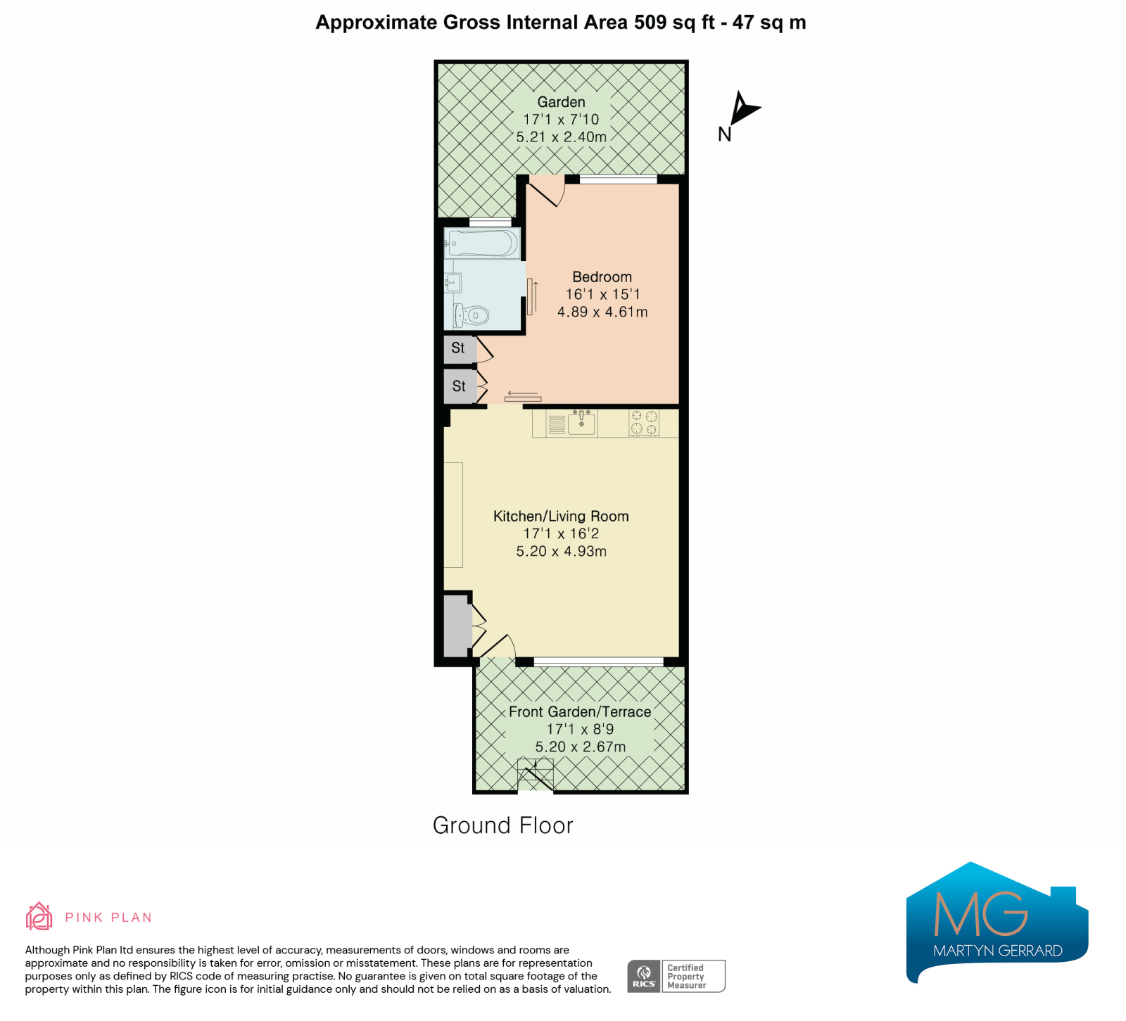 1 bedroom Ground Floor Flat to rent - Martyn Gerrard