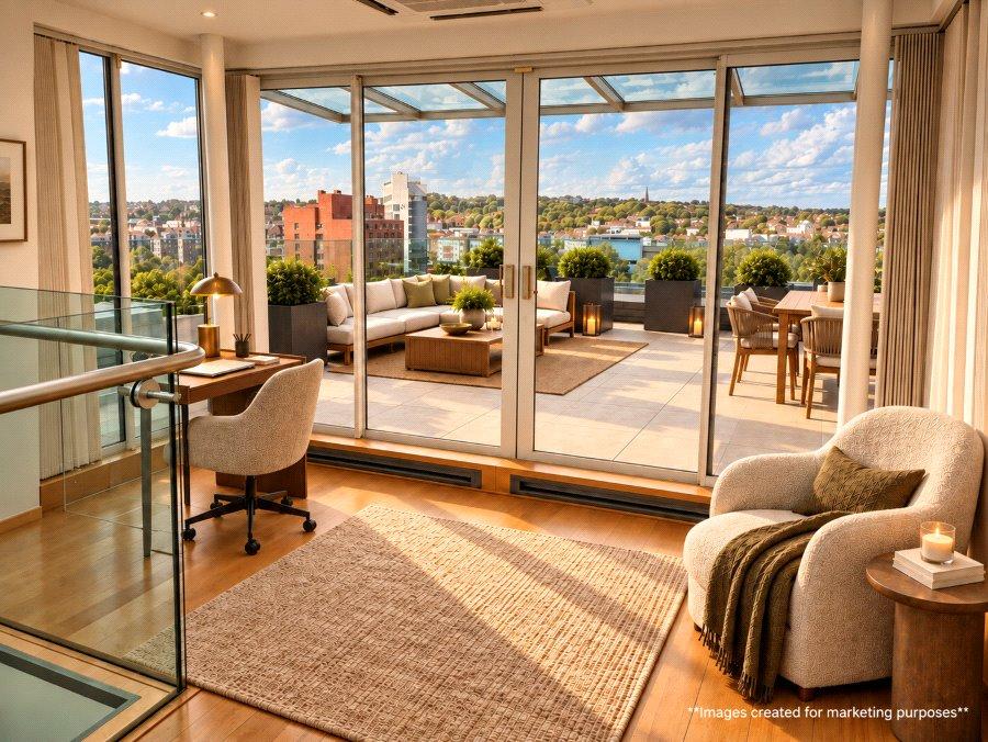 3 bedroom Penthouse to rent - Martyn Gerrard