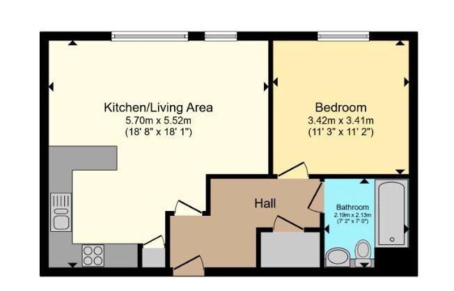 1 bedroom property for sale in Chatham | Robinson Michael & Jackson