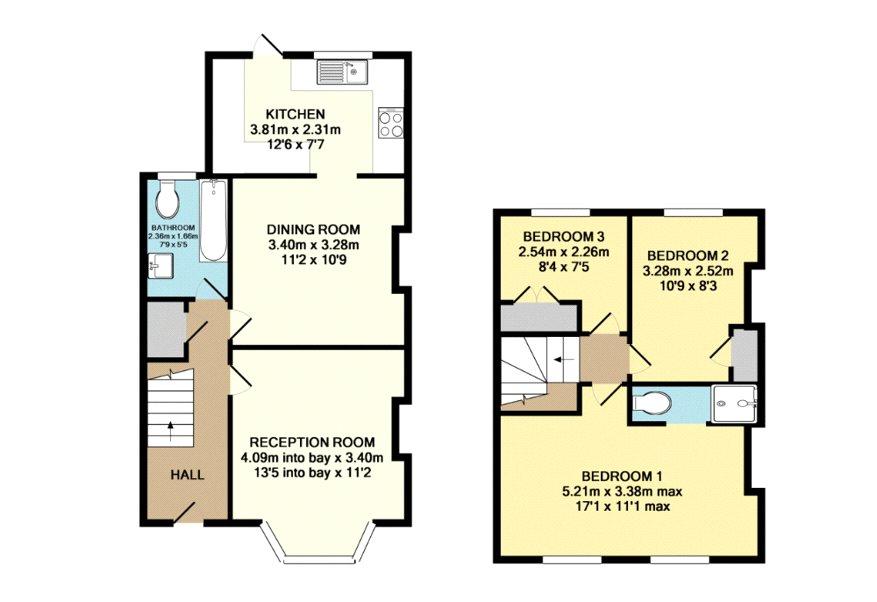 3 bedroom house for sale in London | Robinson Jackson