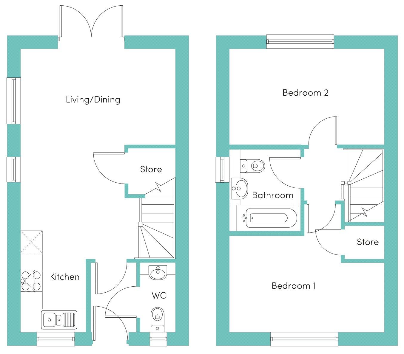 2 bedroom house to rent in Langley | Robinson Michael & Jackson