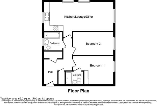 2 bedroom property to rent in Halling | Robinson Michael & Jackson