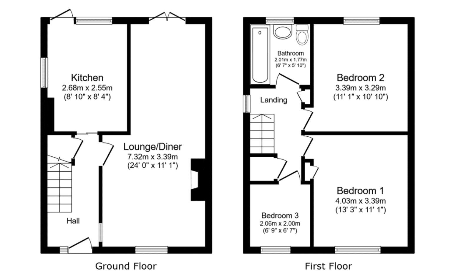 3 bedroom house to rent in Chatham | Robinson Michael & Jackson