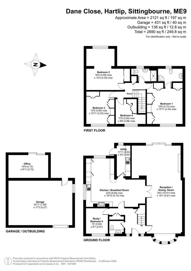 Dane Close, Hartlip, Sittingbourne, Kent, ME9, 17363, image-1 - Quealy & Co