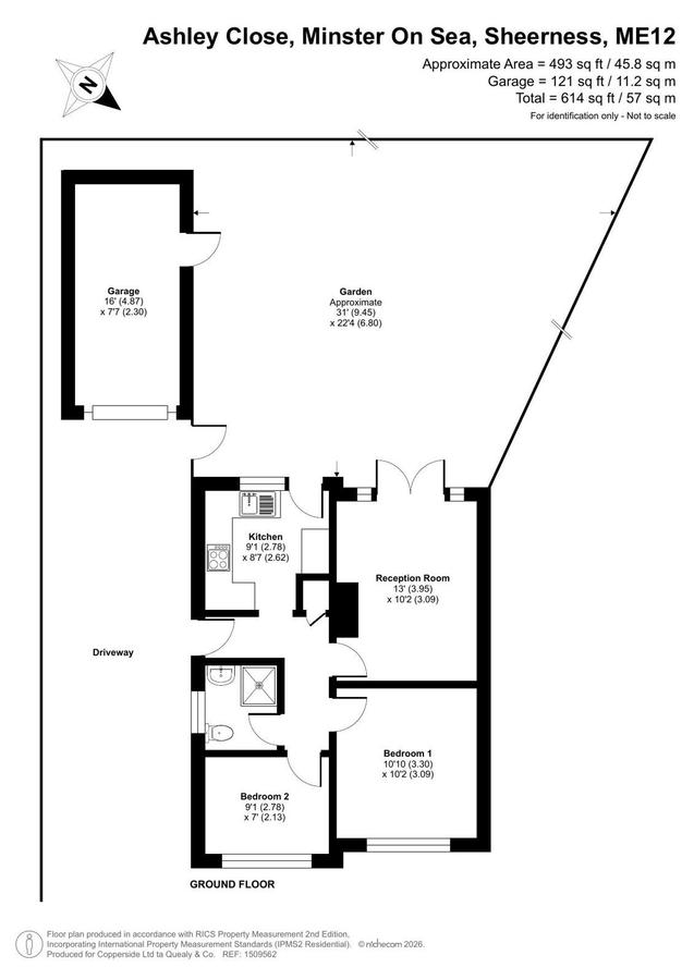 Ashley Close, Minster on Sea, Sheerness, Kent, ME12, 17726, image-1 - Quealy & Co