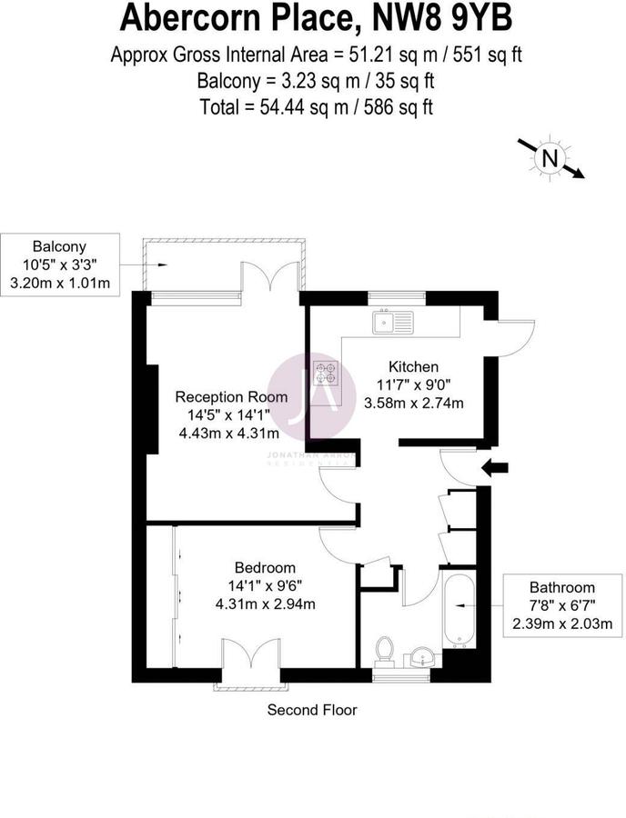 1 bedroom Flat to rent in Verity House-view11