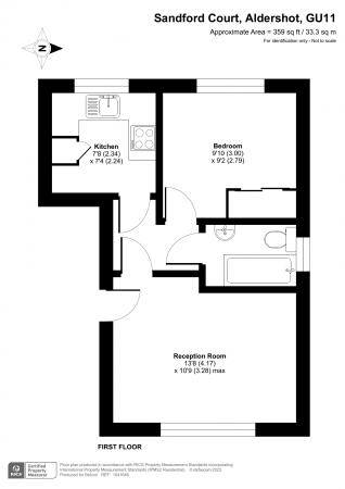 1 bedroom Flat to let in Sandford Court, Aldershot, GU11