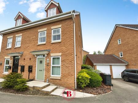 3 bedroom Semi-detached house for sale in Jenner Close, Melton Mowbray, LE13