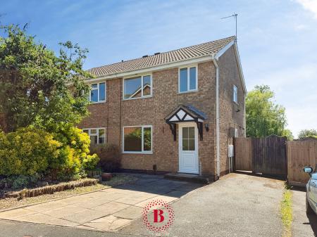 3 bedroom Semi-detached house for sale in Hawthorn Drive, Melton Mowbray, LE13