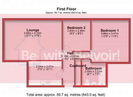 2 bedroom Flat to let in Norfolk Road, Brighton, BN1