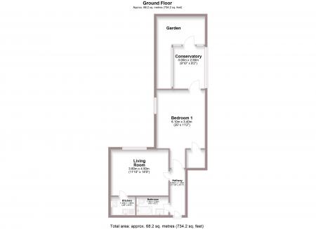 1 bedroom Flat to let in First Avenue, Hove, BN3
