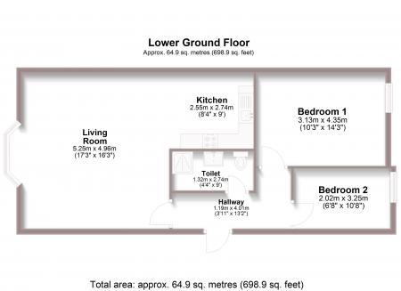 2 bedroom Flat to let in Brunswick Square, Hove, BN3