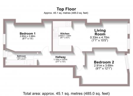 2 bedroom Flat to let in Brunswick Place, Hove, BN3
