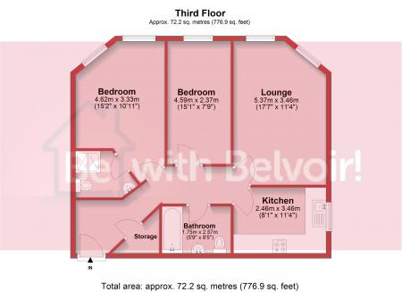 2 bedroom Flat to let in Chatsworth Square, Hove, BN3