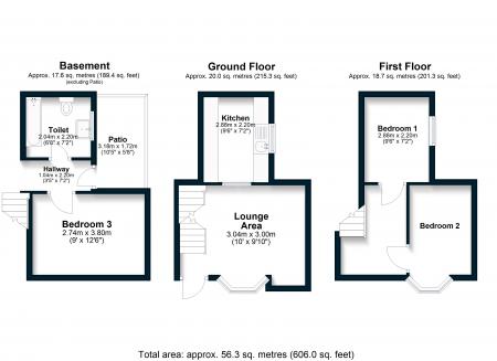 3 bedroom Terraced House to let in Castle Street, City Centre, Brighton, BN1