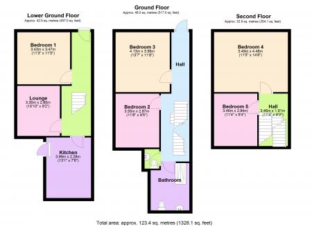 5 bedroom Terraced House to let in Saint Leonards Road, Hanover, Brighton, BN2