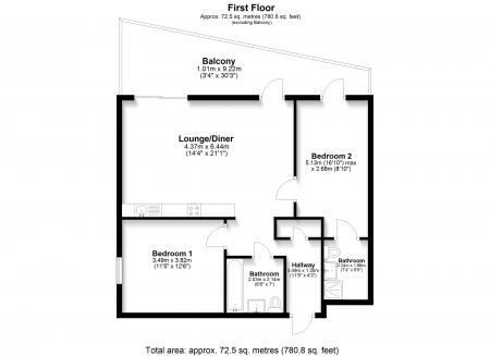 2 bedroom Flat for sale in The Furlong, Brighton, BN2