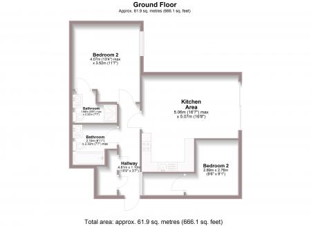 2 bedroom Flat to let in Dyke Road, Brighton, BN1