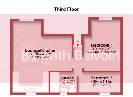 2 bedroom Flat to let in Beaconsfield Villas, Brighton, BN1