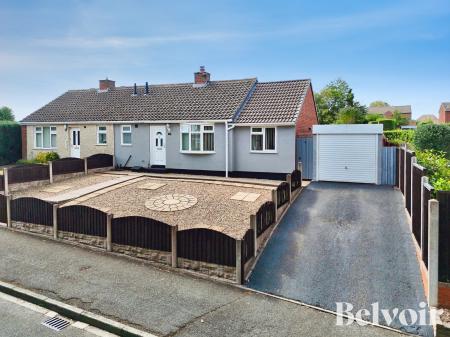 2 bedroom Semi-detached bungalow for sale in Holly Street, Cannock, WS11