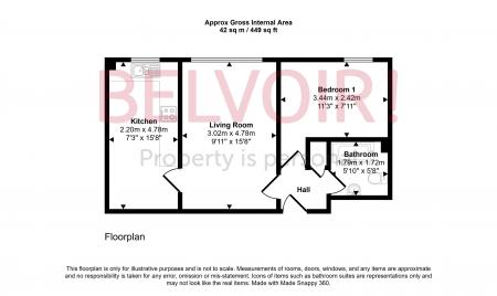 1 bedroom Apartment to let in Cedar Court Road, Cheltenham, GL53