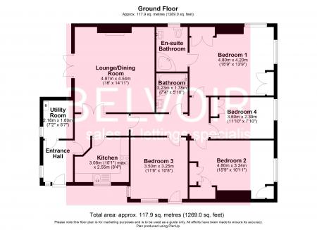 4 bedroom Apartment to let in Clarence Road, Pittville, Cheltenham, GL52