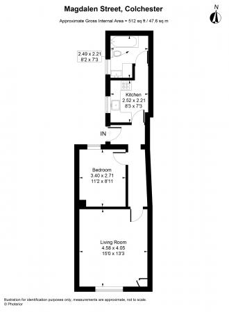 1 bedroom Flat for sale in Magdalen Street, Colchester Town Centre, Colchester, CO1
