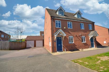 3 bedroom Semi-detached house for sale in Dunnock Road, Corby, NN18