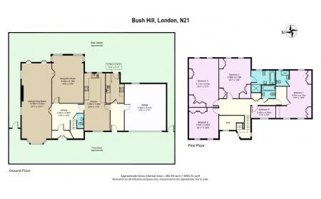 5 bedroom Detached house for sale in Bush Hill, Winchmore Hill, London, N21