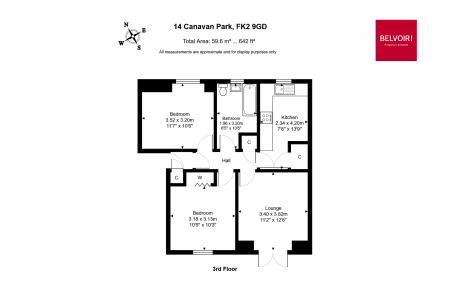 2 bedroom Flat for sale in Canavan Park, Falkirk, FK2