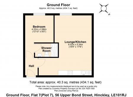 1 bedroom Flat to let in Upper Bond Street, Hinckley, LE10
