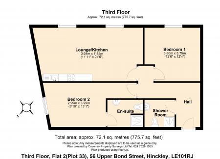 2 bedroom Flat to let in Essentia House, Upper Bond Street, Hinckley