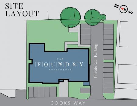 2 bedroom Flat for sale in The Foundry, Cooks Way, Hitchin
