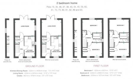 2 bedroom Terraced House to let in Honey Bee Lane, King's Lynn, PE30