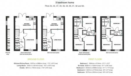 3 bedroom Semi-detached house to let in Dragonfly Way, King's Lynn, PE30