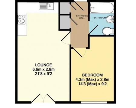 1 bedroom Flat for sale in Eagles Meadow, Wrexham, LL13