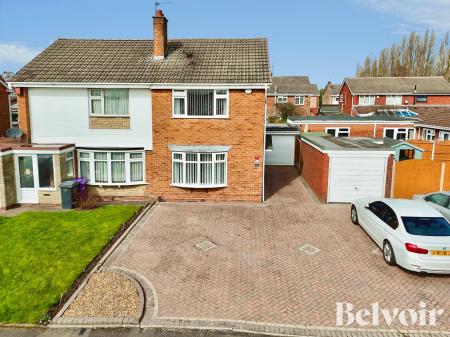 2 bedroom Semi-detached house for sale in Westport Crescent, Wednesfield, Wolverhampton, WV11