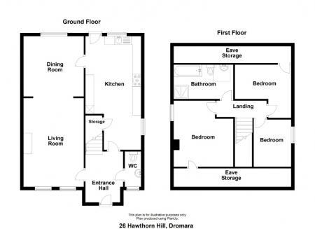 3 bedroom Detached house for sale in Hawthorn Hill, Kinallen, BT25