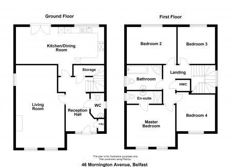 4 bedroom Detached house for sale in Mornington Avenue, Lisburn, BT28