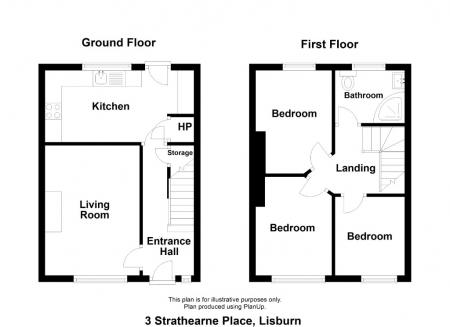 3 bedroom Terraced House for sale in Strathearne Place, Lisburn, BT27