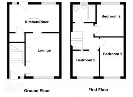 3 bedroom Terraced House to let in Ballyknockan Park, Lisburn, BT28