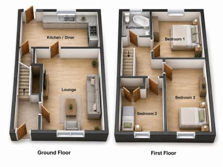 3 bedroom Terraced House for sale in Tirowen Drive, Lisburn, BT28