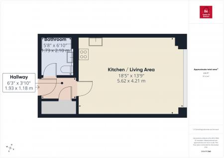 0 bedroom Studio flat to let in The Strand, 7, Apartment 102, L2 0PP