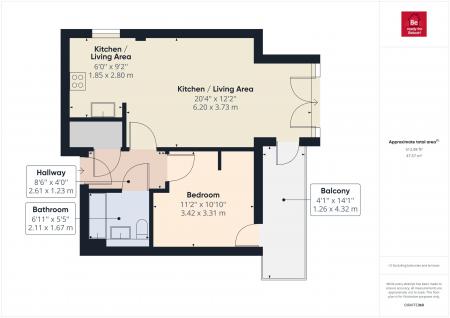 1 bedroom Flat to let in Parliament Square, 35 Greenland Street, L1