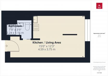 1 bedroom Studio flat to let in Wolstenholme Square, Block C, 2 Nation Way, L1
