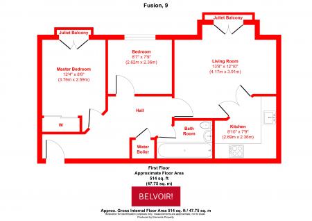 2 bedroom Flat to let in 2 Middlewood Street, Salford, M5