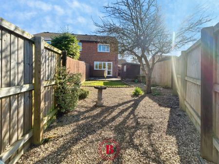 2 bedroom End of terrace house for sale in Kestrel Road, Melton Mowbray, LE13