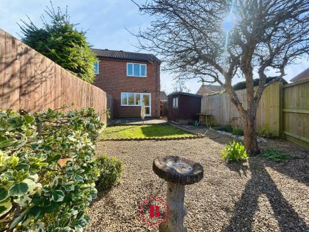 2 bedroom End of terrace house for sale in Kestrel Road, Melton Mowbray, LE13